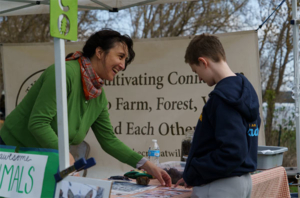 Earth Day booth