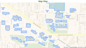 SOU Computer Science energy dashboard map